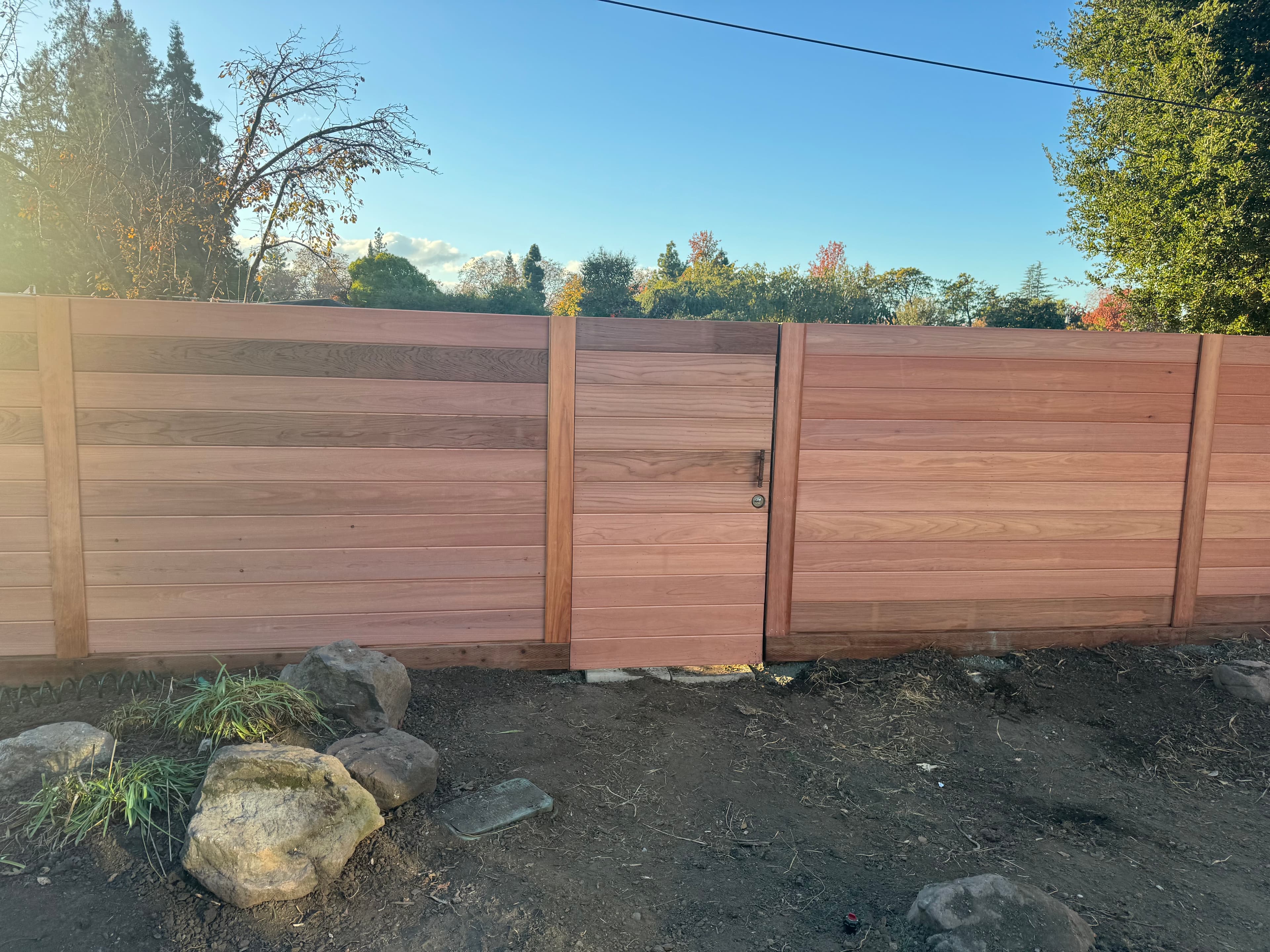 6' Horizontal Lap Gate Front