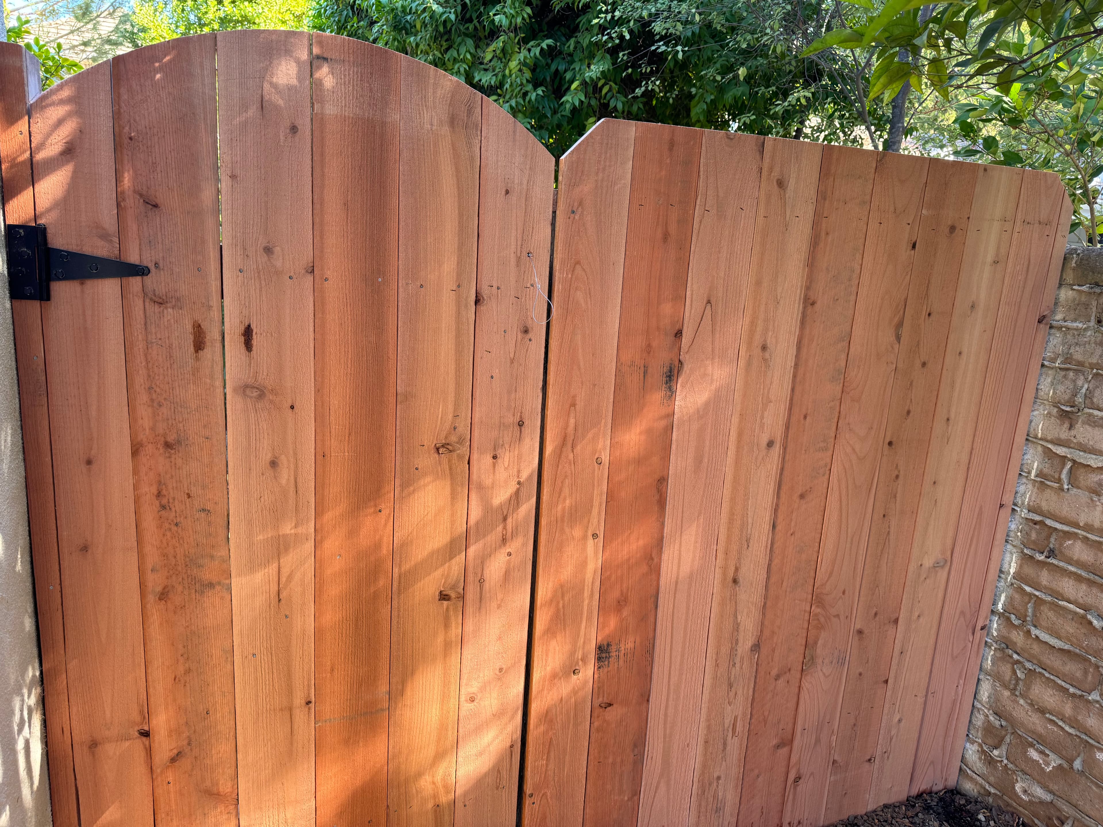 Gate Nail On Arched Top Dogear Corners