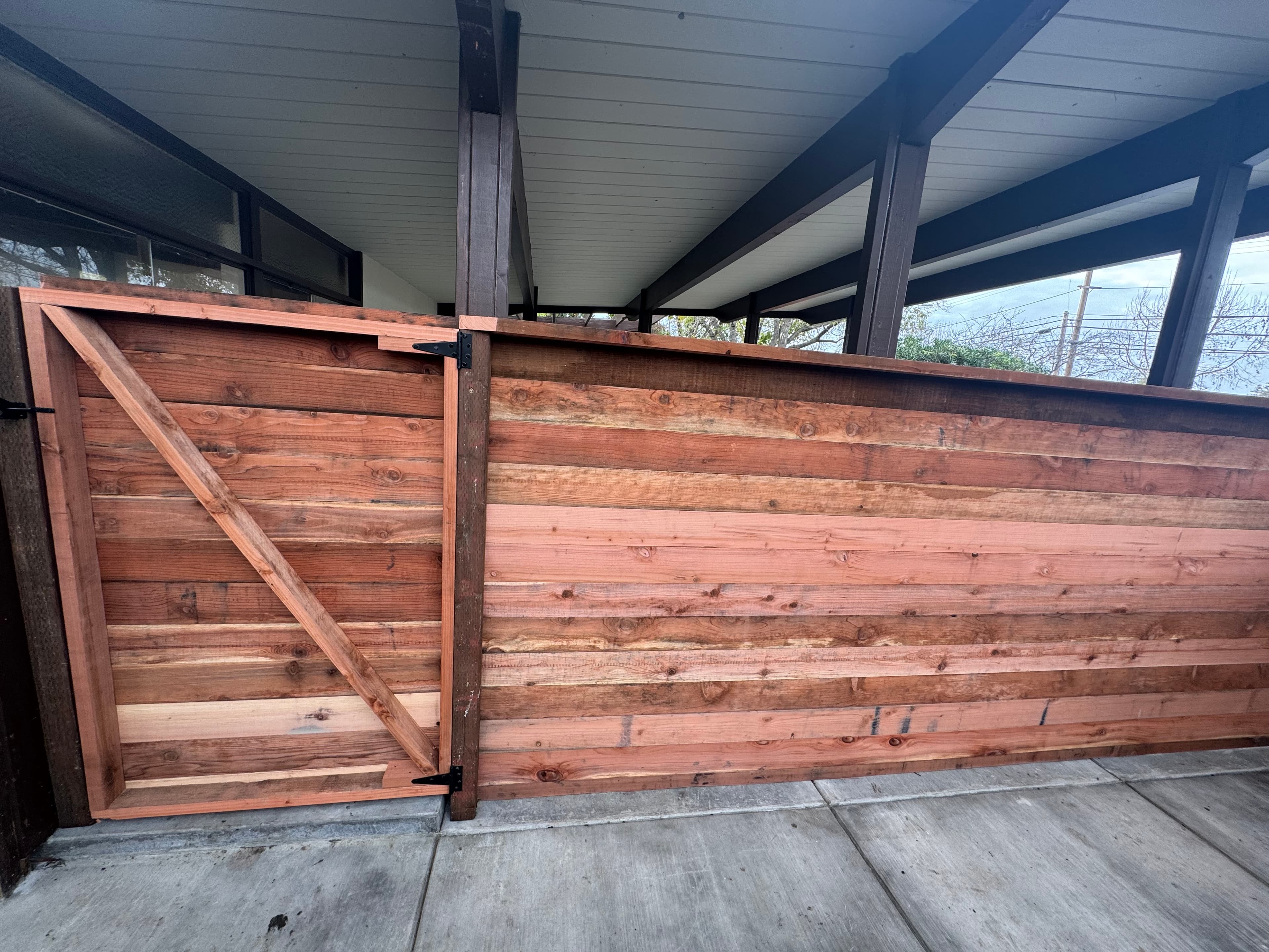 Gate 6' Horizontal Rear Rough Cc