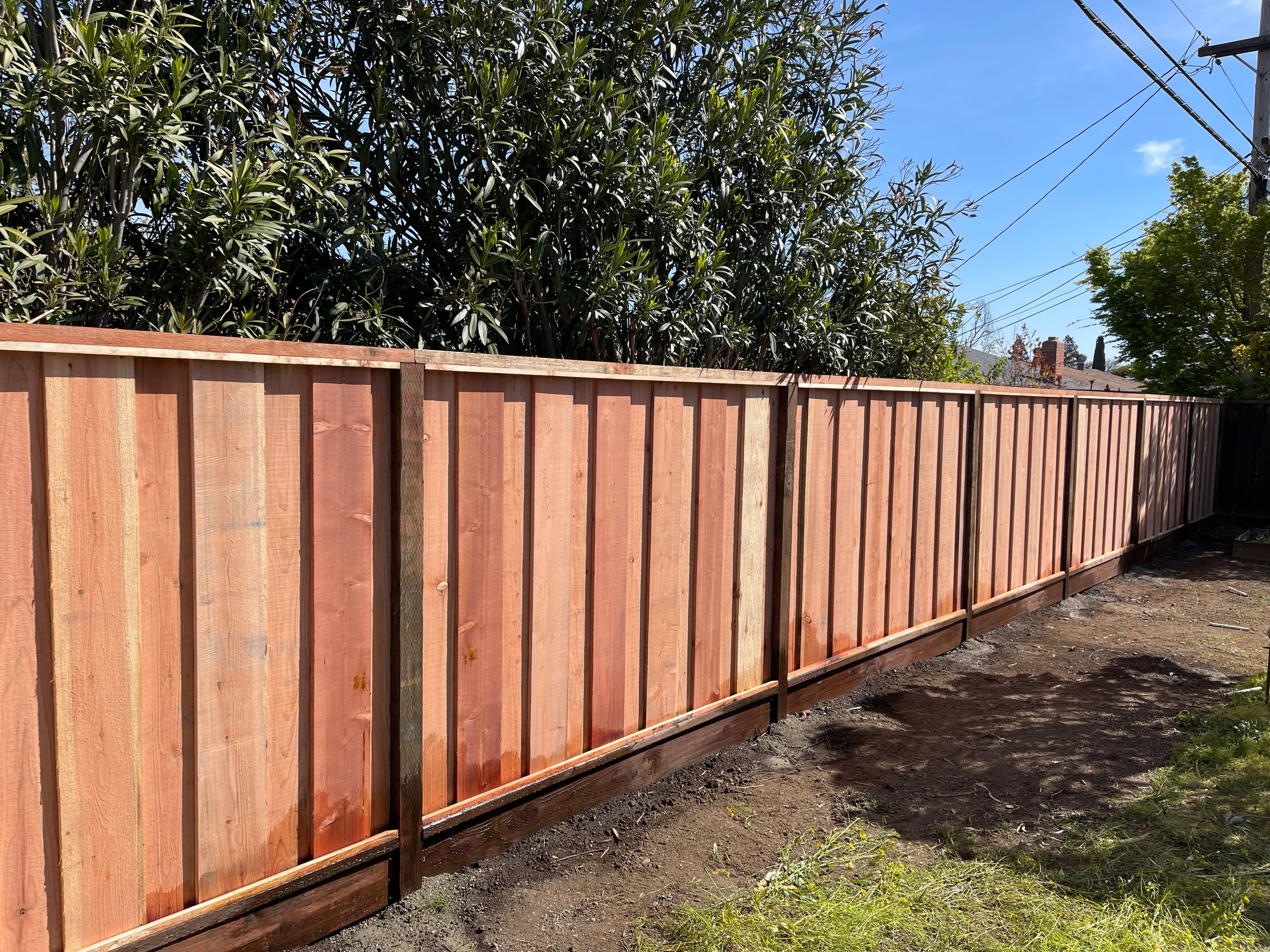 6' Board On Board Fence