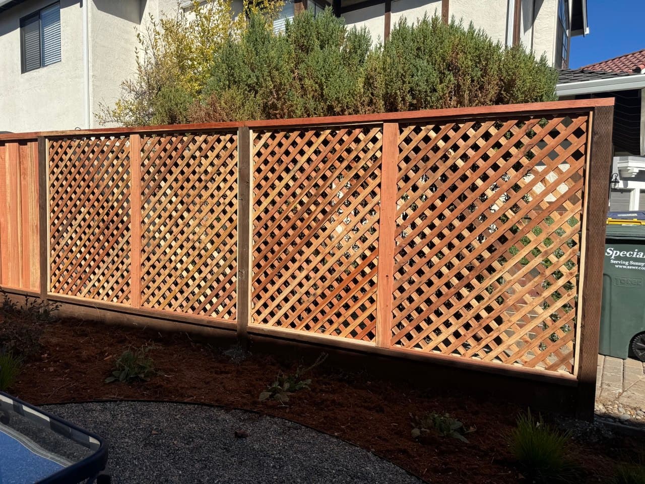 6' Tall Lattice Fence