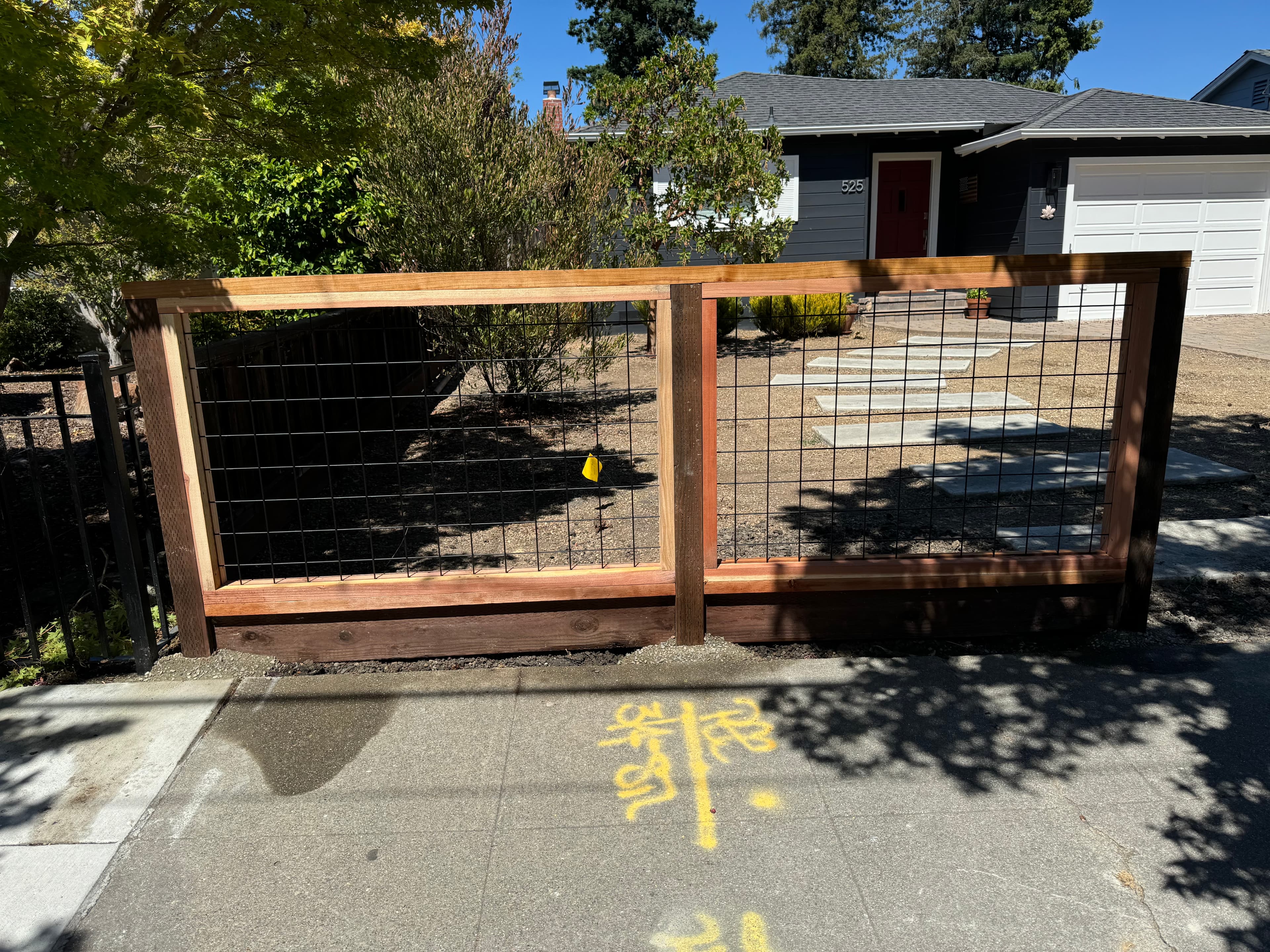 4"X4" Black Hogwire 2x2 Trim